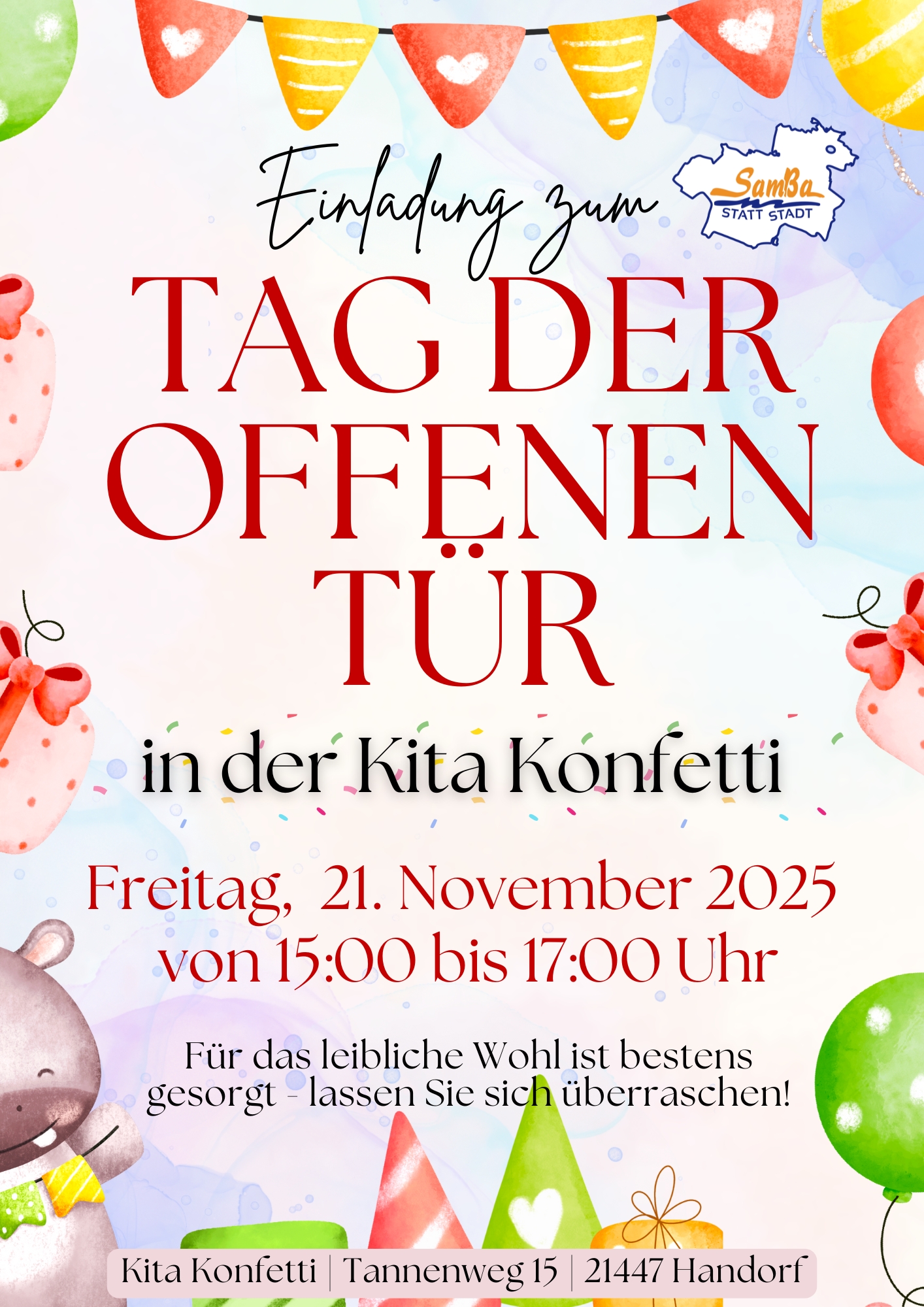 Tag der offenen Tür in der Kita Konfetti am 21.11.2025