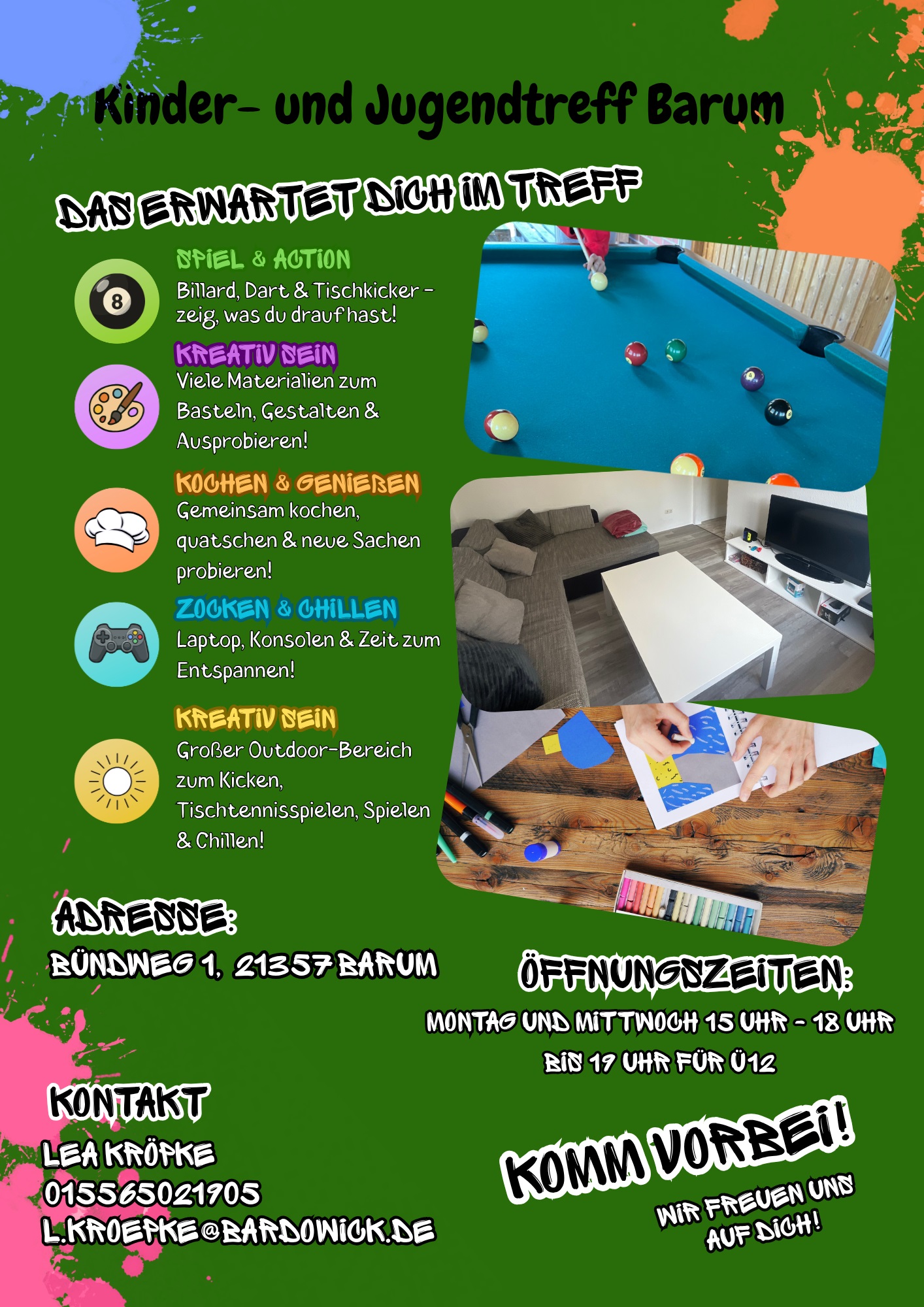 Infos zum Kinder- und Jugendtreff in Barum
