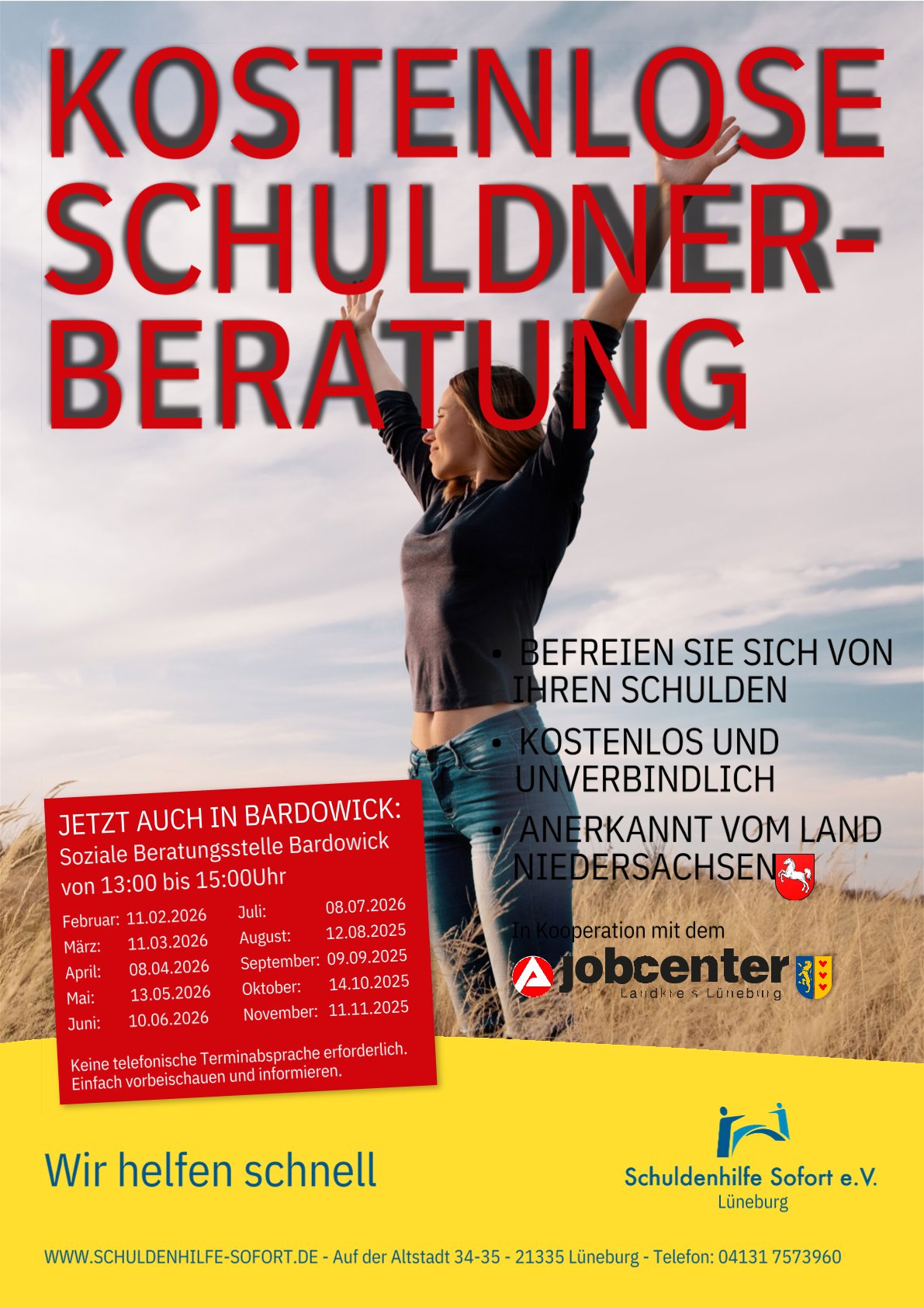 Schuldnerberatung  im Bewiker Huus