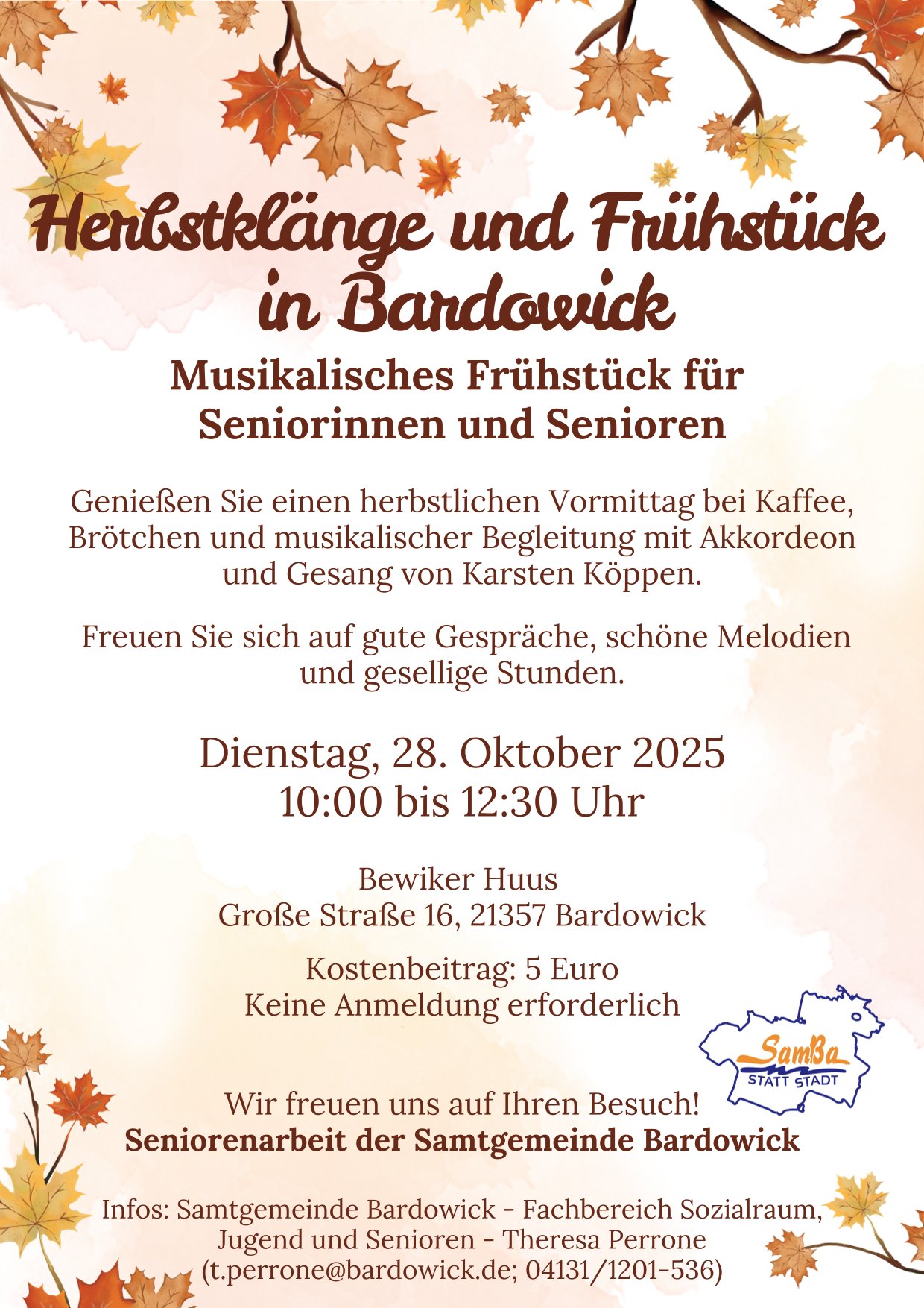 Herbstklänge und Frühstück 