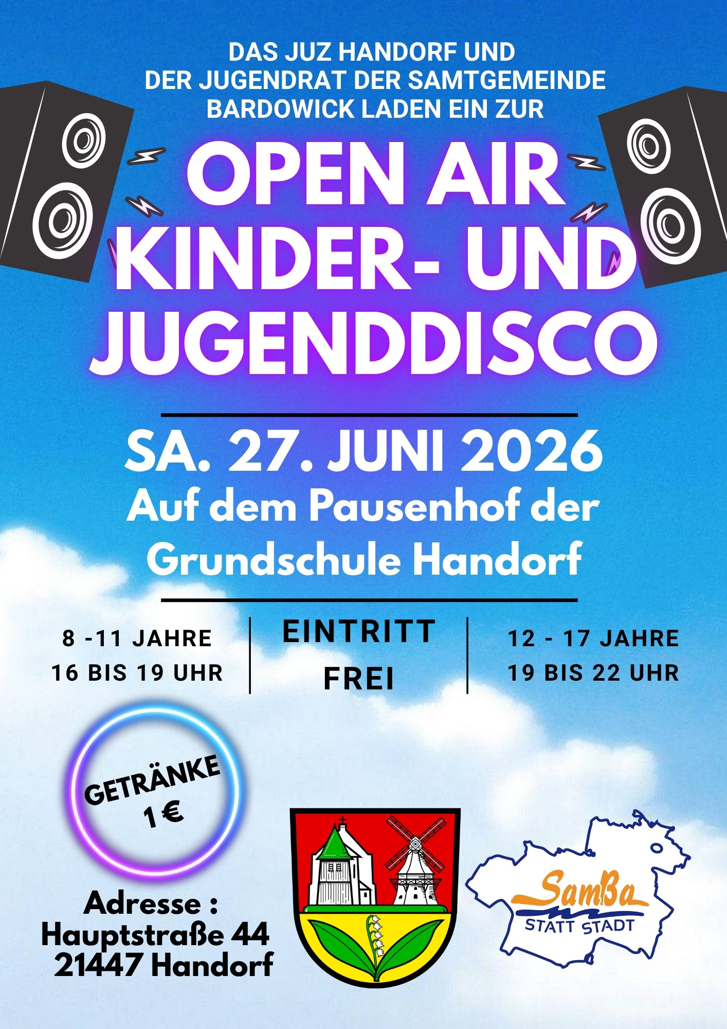 Open Air Disco am 27.06.2026 in Handorf