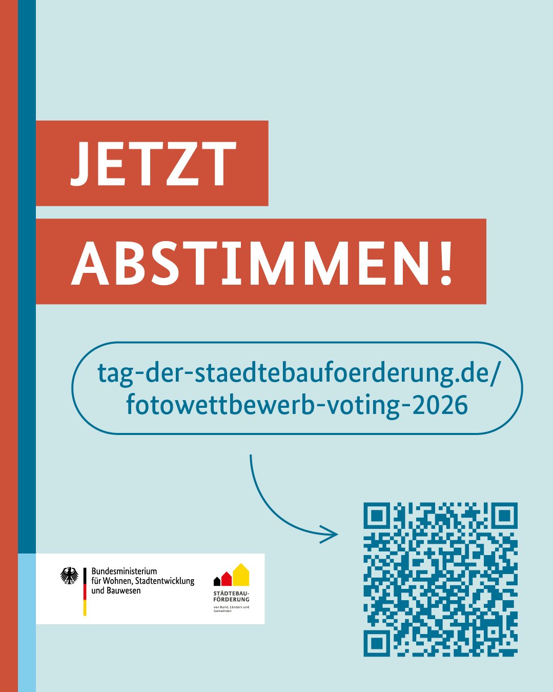 Jetzt abstimmen für den Fotowettbewerb der Städtebauförderung! 