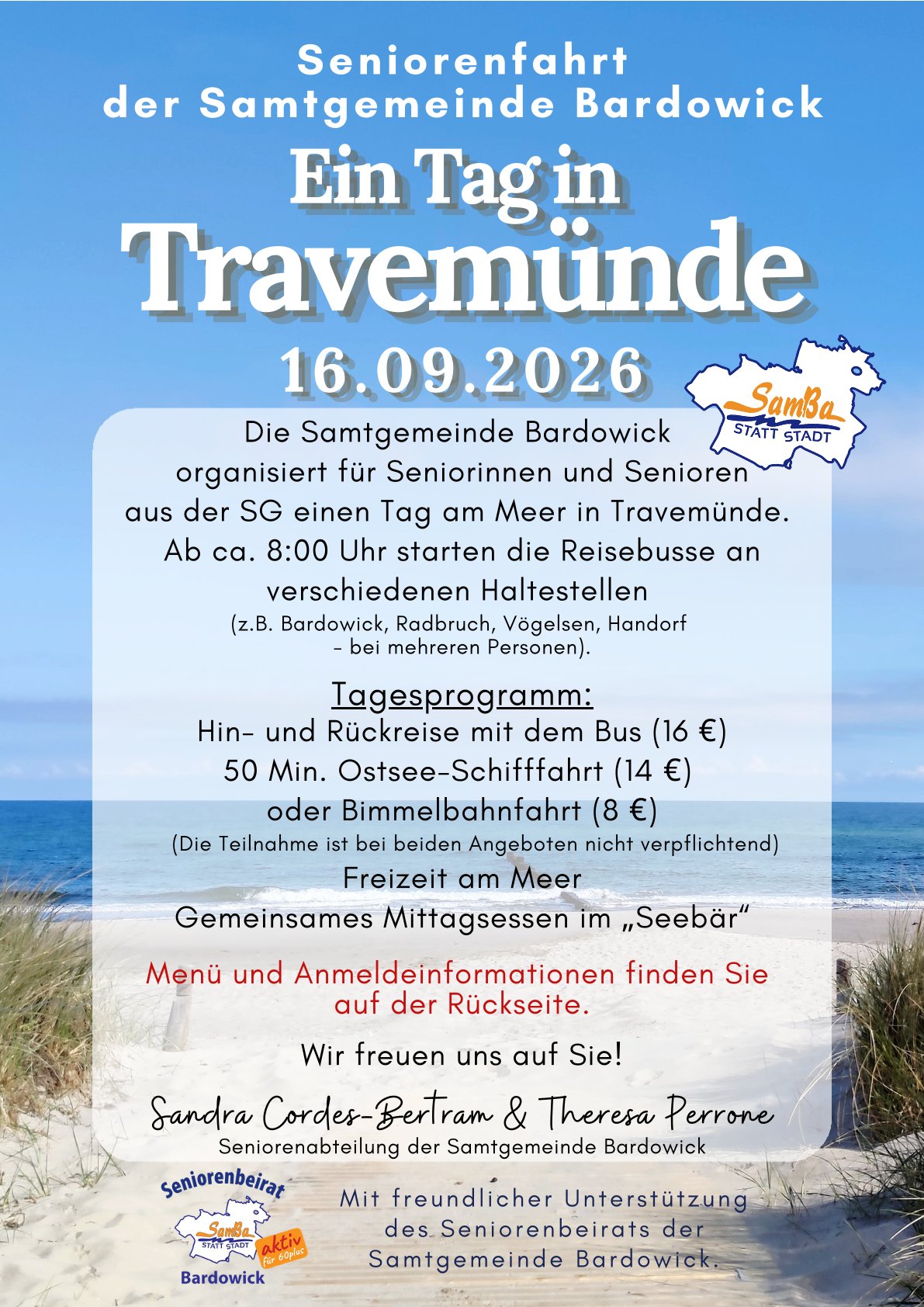 Tag am Meer in Travemünde